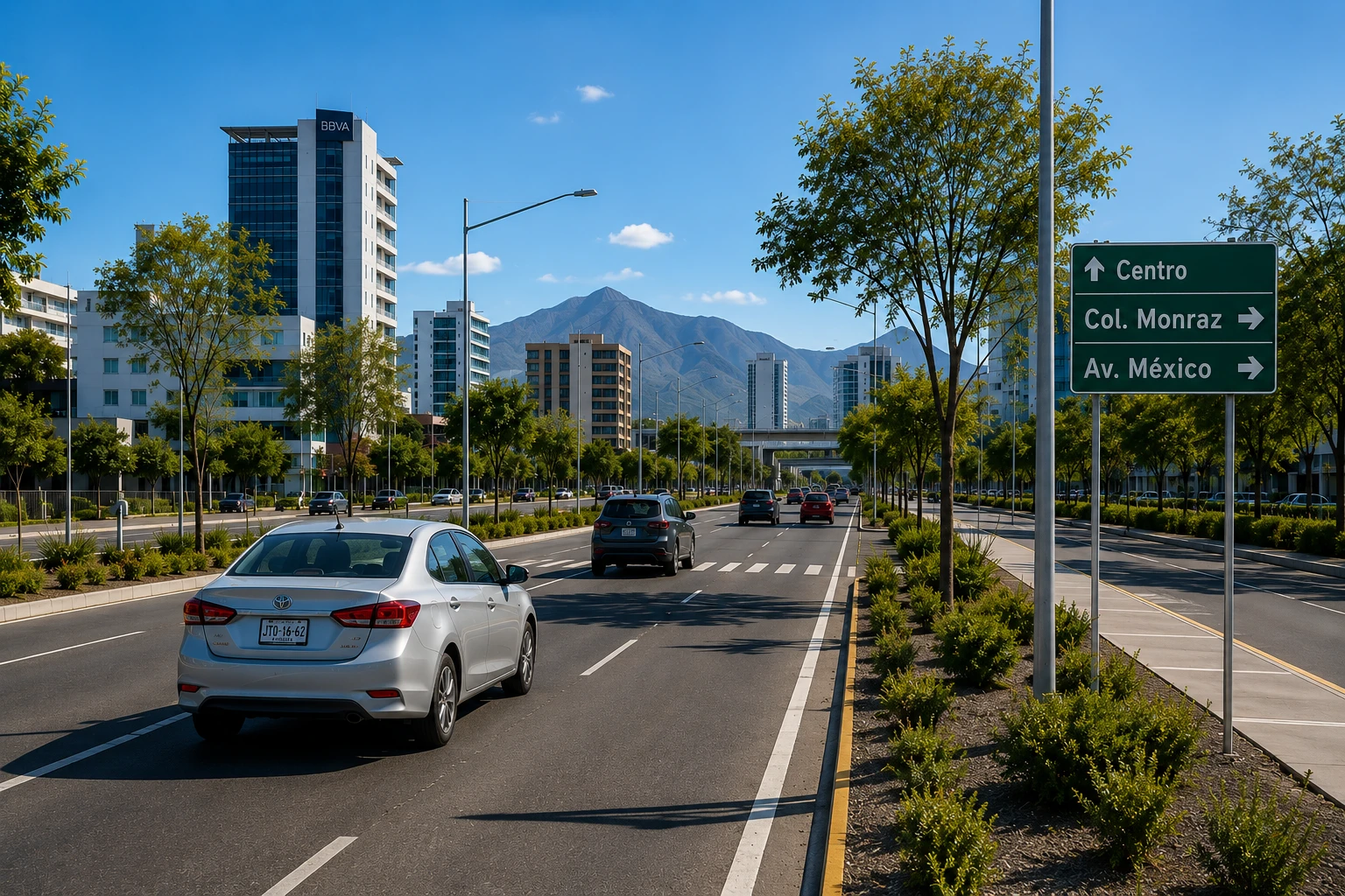 Contexto urbano del proyecto en Monterrey